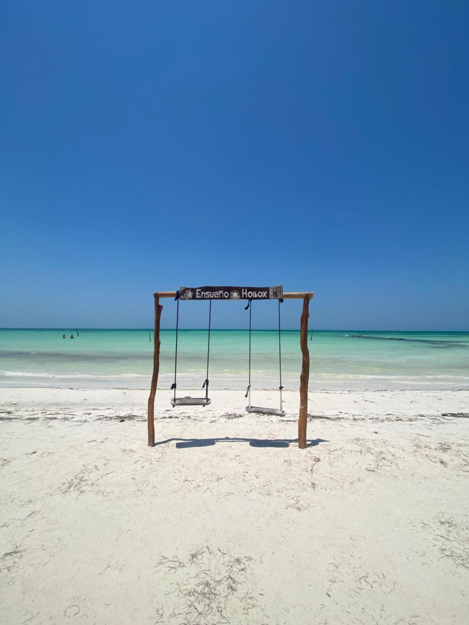 Barco Verde Hostel Isla Holbox Kültér fotó