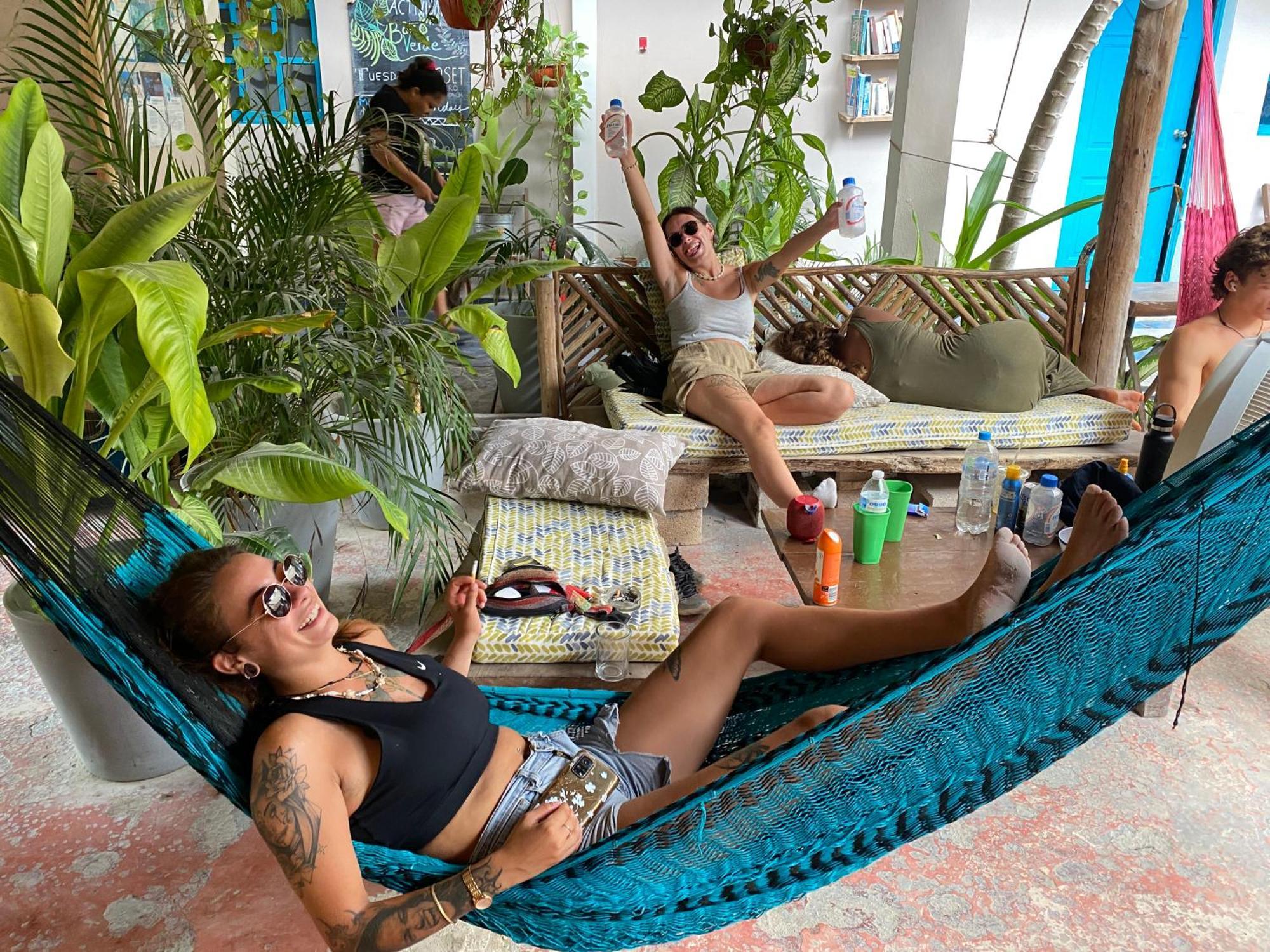 Barco Verde Hostel Isla Holbox Kültér fotó