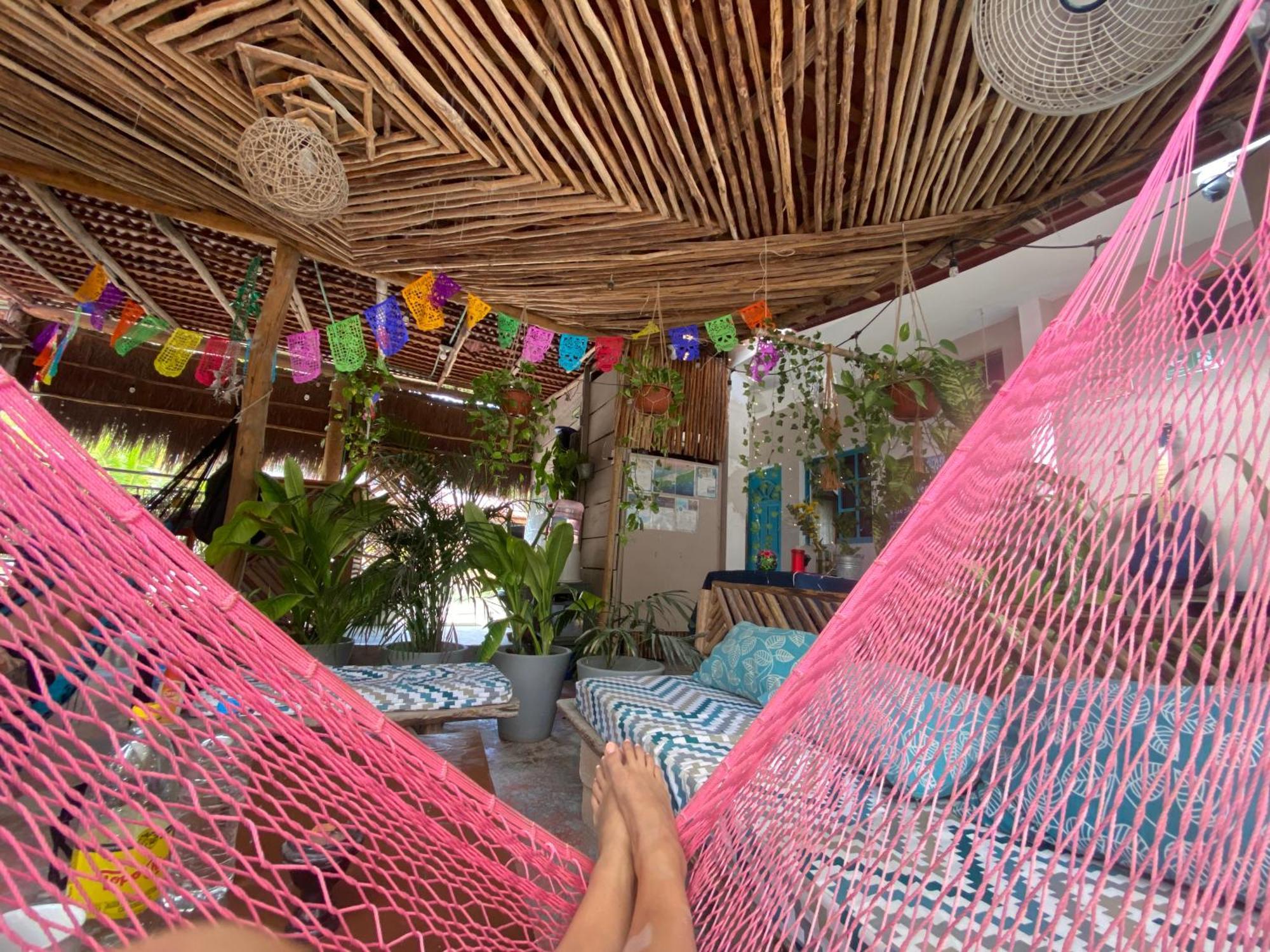Barco Verde Hostel Isla Holbox Kültér fotó